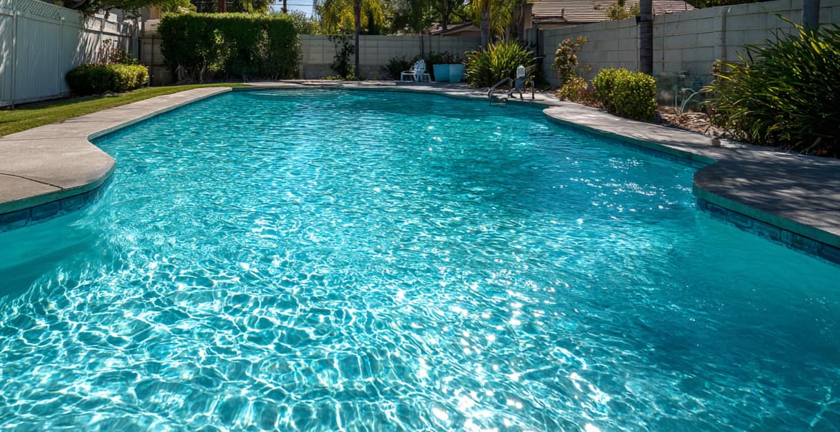 pool with sparkling water, concept ofHow Often Do I Need Pool Service in Texas