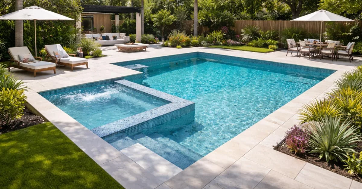 geometric pool designs Woodlands